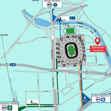A 100m Du Stade De France * Saint-Denis (Seine-Saint-Denis)
